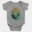 Vela Soliye Kolrangaiya Short Sleeve Baby Onesie in Heather Color
